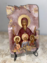Load image into Gallery viewer, Saint Sophia and her three daughters religious icon