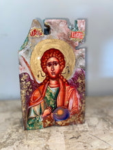 Load image into Gallery viewer, Freestanding Archangel Gabriel religious icon -
