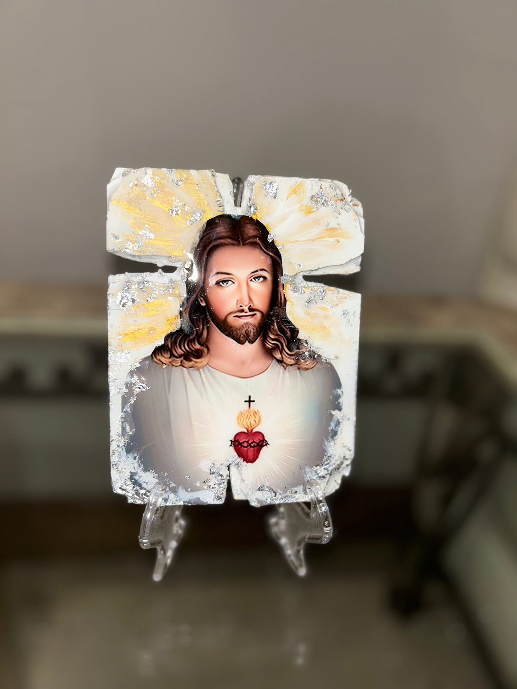 religious icon Jesus Christ Catholic immaculate sacred heart -