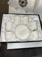 Load image into Gallery viewer, White Tea cups set of 6