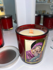 Livani Candle with Panagia image