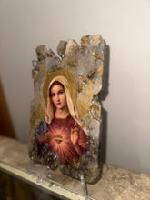 Load image into Gallery viewer, Mother Mary Catholic immaculate sacred heart religious icon