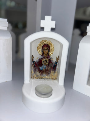 Mini altar church with panagia