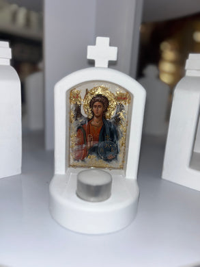 Mini altar church with Archangel Michael