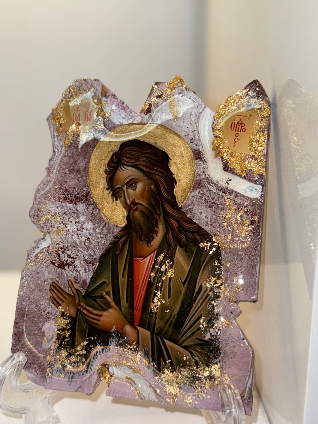 John the Baptist icon  xsmall ready to ship