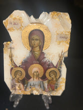 Load image into Gallery viewer, Saint Sophia religious cast stone icon