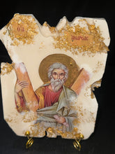 Load image into Gallery viewer, Saint Andreas religious cast stone icon