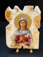Load image into Gallery viewer, Saint Zoe religious cast stone icon