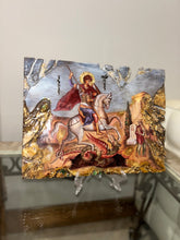 Load image into Gallery viewer, Large Saint George orthodox  wall art religious icon  -Ready to ship