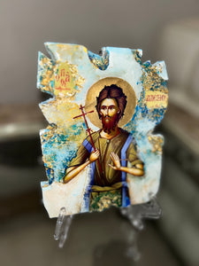 Ready to ship religious icon saint Alexis greek orthodox-