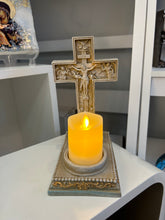 Load image into Gallery viewer, Cross With battery candle