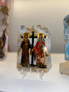 Konstantino & Eleni icon - Xsmall (ready to ship)