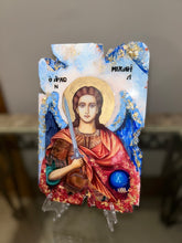 Load image into Gallery viewer, Ready to ship Archangel Michael Religious Icon