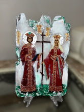 Load image into Gallery viewer, Ready to shio Saint Konstantino &amp; Saint Eleni religious icon