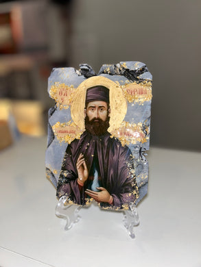 Saint Ephraim icon Xsmall (ready to ship)