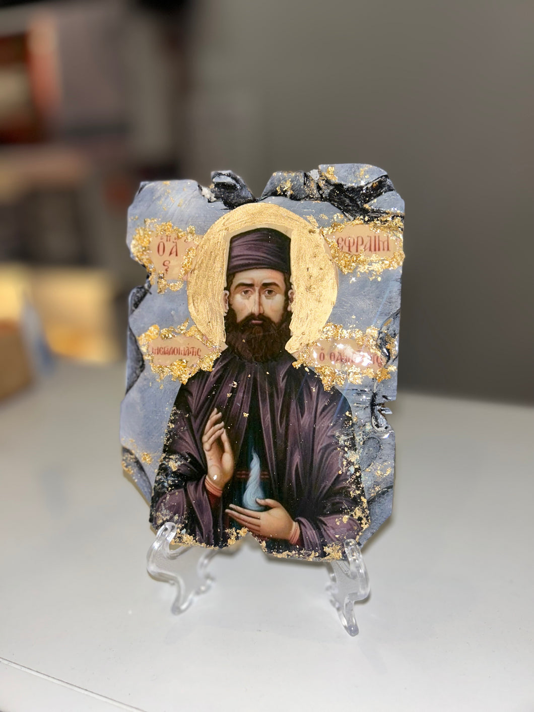 Saint Ephraim icon Xsmall (ready to ship)