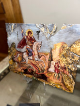 Load image into Gallery viewer, Large Saint George orthodox  wall art religious icon  -Ready to ship