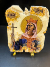 Load image into Gallery viewer, Saint Eleni religious cast stone icon