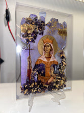 Load image into Gallery viewer, Saint Eleni (Helen) w/ Gemstones religious icon
