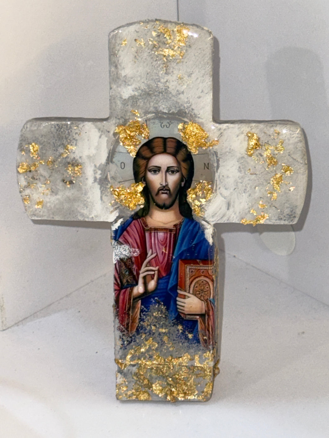 Jesus Christ icon freestanding cross