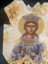 Load image into Gallery viewer, Saint Irene religious cast stone icon