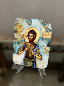 Ready to ship religious icon saint Alexis greek orthodox-