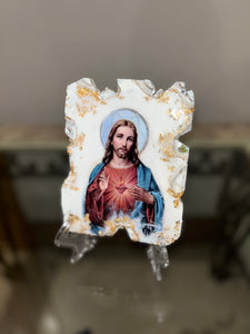 Ready to ship religious icon Jesus Christ Catholic immaculate sacred heart -