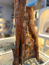 Load image into Gallery viewer, Natural tree log icon Mother Mary and Jesus