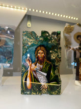 Load image into Gallery viewer, Saint John the Baptist icon religious stone icon free standing