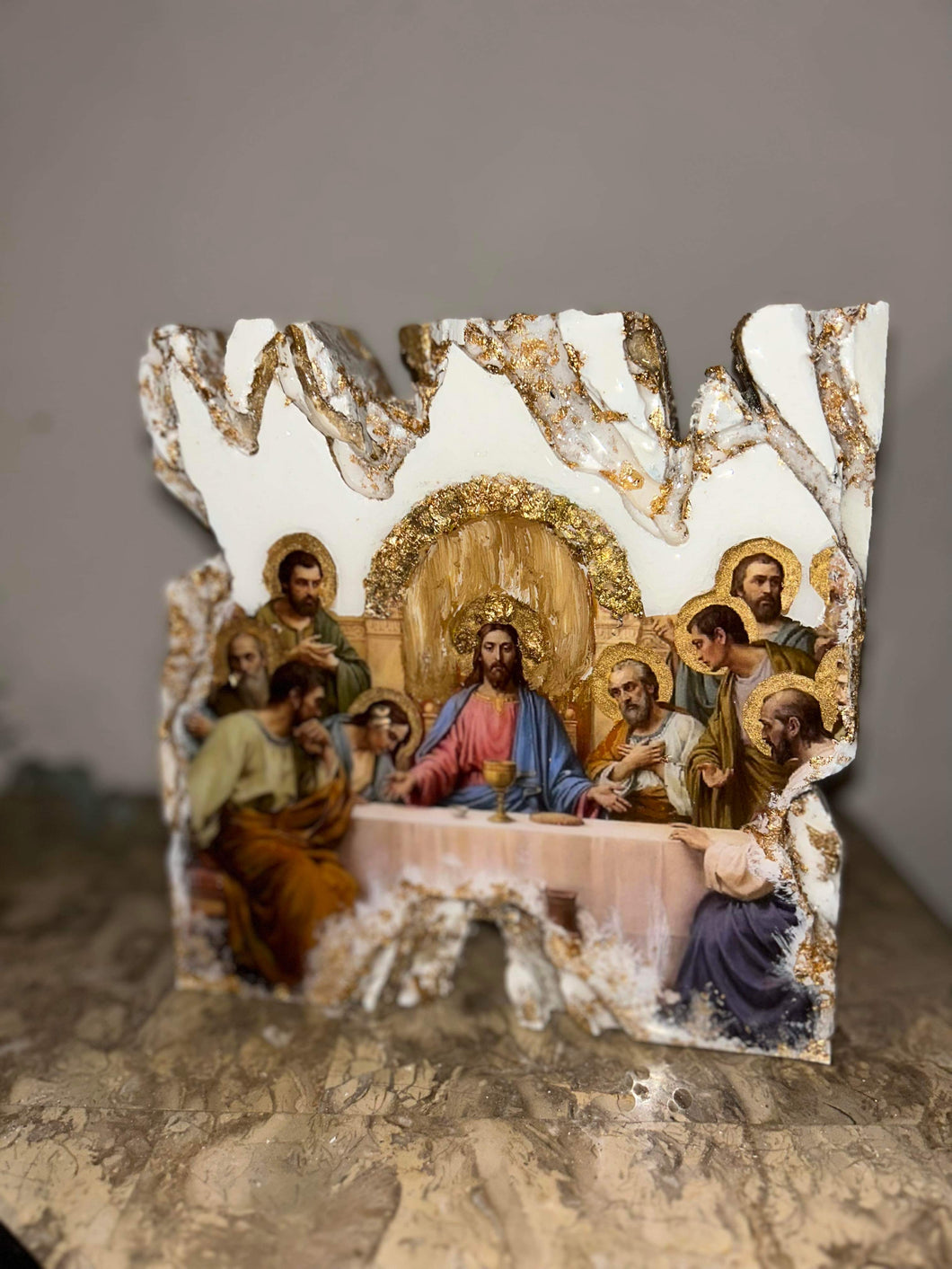 Last supper free standing block  Made to Order