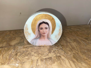 Ready to ship Mother Mary Catholic mini religious icon