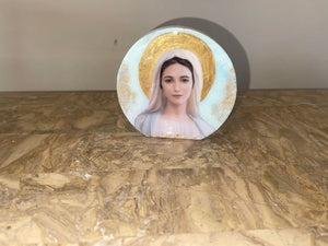 Ready to ship Mother Mary Catholic mini religious icon