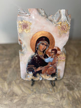 Load image into Gallery viewer, Ready To Ship  Mary with baby Jesus - Panagia- religious  icon