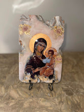 Load image into Gallery viewer, Ready To Ship  Mary with baby Jesus - Panagia- religious  icon