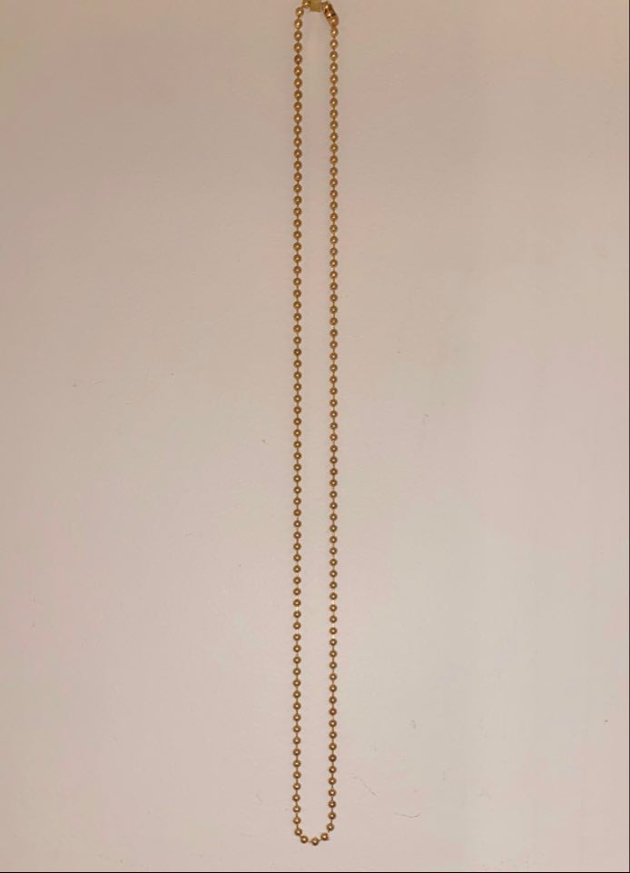 Gold Metal Ball Chain