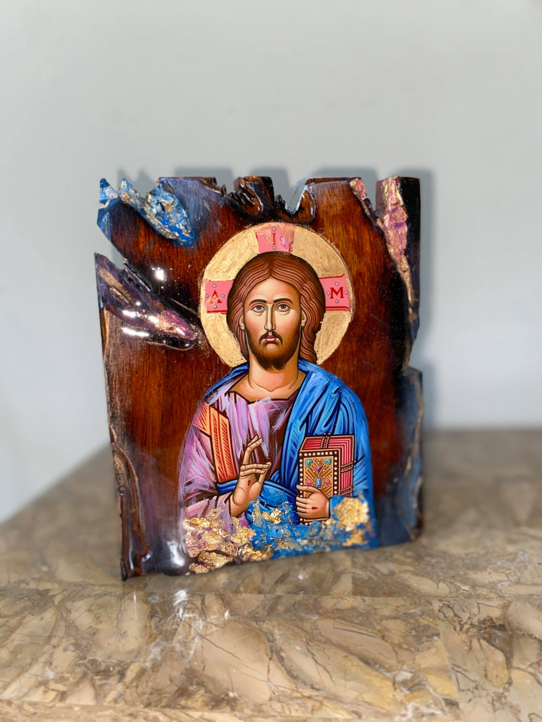 Freestanding Jesus Christ religious icon