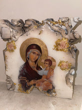 Load image into Gallery viewer, Made to Order Mother Mary icon free standing block