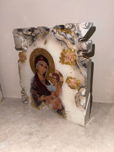 Load image into Gallery viewer, Made to Order Mother Mary icon free standing block