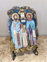 Load image into Gallery viewer, Sts Raphael, Nicholas and Irene religious icon