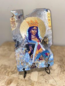 Saint Katherine (Agia Katerina) religious icon