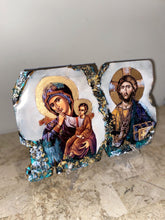 Load image into Gallery viewer, Mother Mary &amp; Jesus Christ religious icon