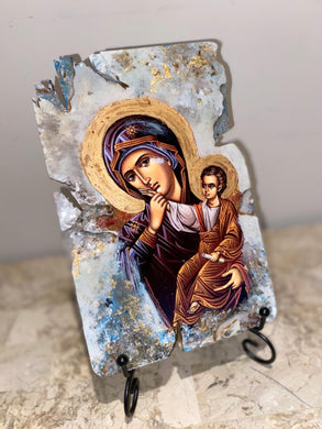 Mother Mary & baby Jesus religious icon