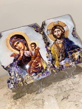 Load image into Gallery viewer, Mother Mary &amp; Jesus Christ religious icon