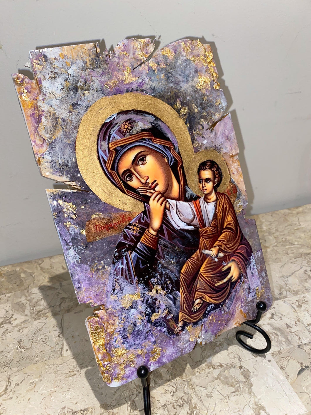 Mother Mary & baby Jesus religious icon