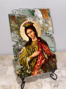 Saint Katherine (Agia Katerina) religious icon