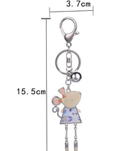 Load image into Gallery viewer, Emily - Mouse - key chain keyring