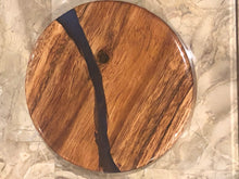 Load image into Gallery viewer, Coasters 4 pk, handmade original work - epoxy acacia wood