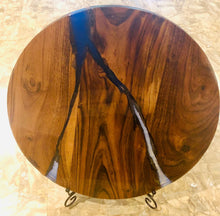 Load image into Gallery viewer, Epoxy wood handmade serving board platter.-Only 1 off original.