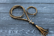 Load image into Gallery viewer, Christian set:  Prayer rope 100 knots + bracelet 33 knots,