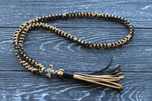 Christian set:  Prayer rope 100 knots + bracelet 33 knots,